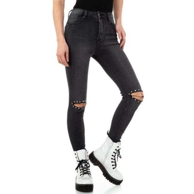 Jeans Femme destroy dark grey