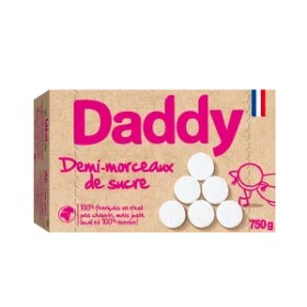 DADDY Round Half-Cube Sugar Cubes 750g