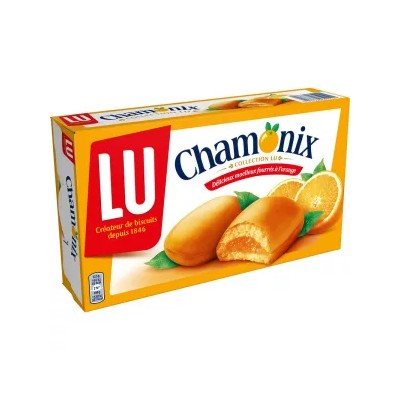 Chamonix Orange-Filled Cookies 250g - LU