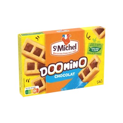 Doomino Chocolate Cakes x6 180g - St Michel