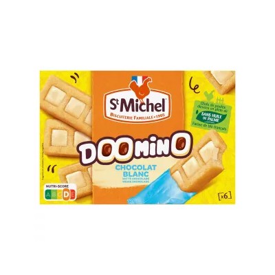 Pastel de Chocolate Blanco Doomino x6 - ST MICHEL
