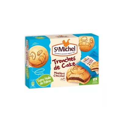 Chocolate Cake Slices Biscuits 175g - ST MICHEL