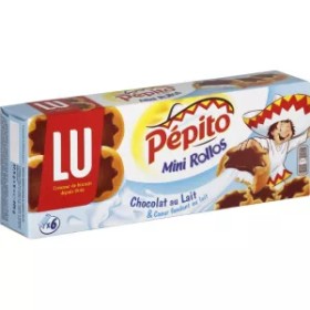 Pépito Mini Rollos Biscuits 225g - LU