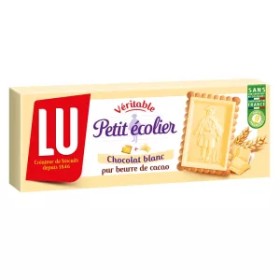 Biscuits petit écolier chocolat blanc 150g - LU