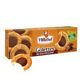 Chocolate Shortbread Biscuits 121g - ST MICHEL