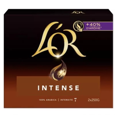 100% Arabica Intense Ground Coffee 2 x 250g - L'OR