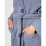 Unisex hooded bathrobe 450 g/m²