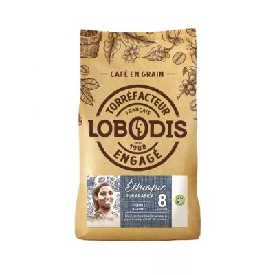 Granos de café etíope 500 g - LOBODIS
