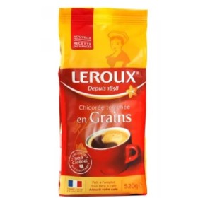 Chicorée torréfié en grains 520g - LEROUX