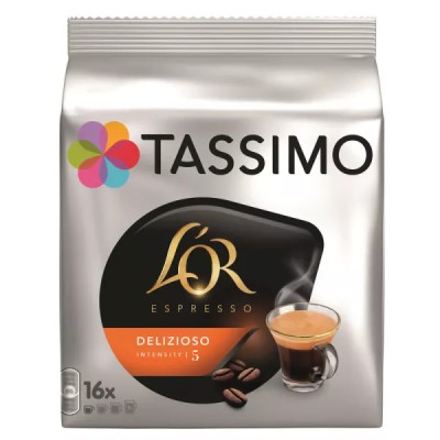 Café Espresso Delizioso L'Or x16 Cápsulas 104g - TASSIMO