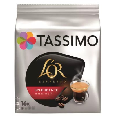 Café Splendente L'or Espresso X16 Dosettes 106g - TASSIMO