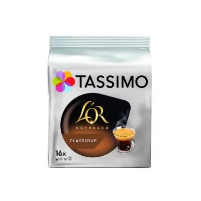 Classic Espresso Coffee Pods Gold X16 104g - TASSIMO