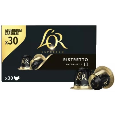 Ristretto Coffee Capsules Intensity 11 30 Capsules 156g - L'OR ESPRESSO