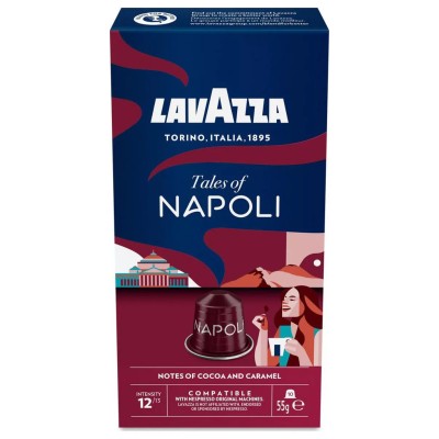 Coffee Capsules Tales Of Napoli Compatible Nespresso X10 - Lavazza