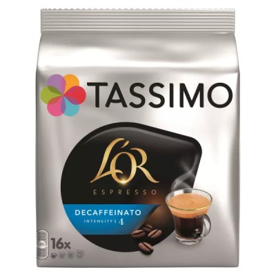 Tassimo L'Or Espresso Decaffeinated Coffee (16 Pods, 106g)