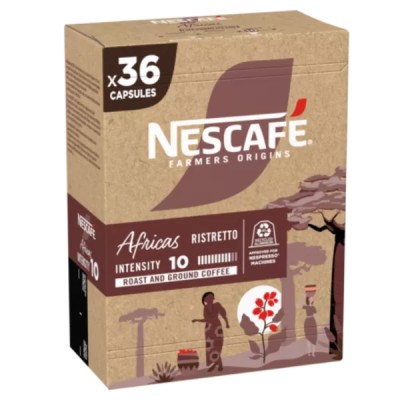 Café Ristretto Africas X36 capsules - NESCAFÉ