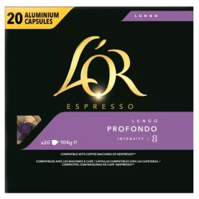 Café L'OR ESPRESSO Lungo Profondo x20 Cápsulas de Aluminio 104g