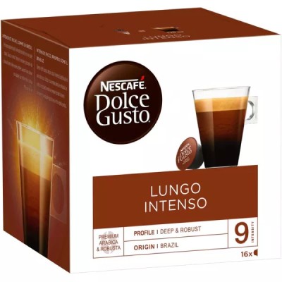 Dolce Gusto Lungo Intenso X16 Cápsulas 144g - NESCAFÉ