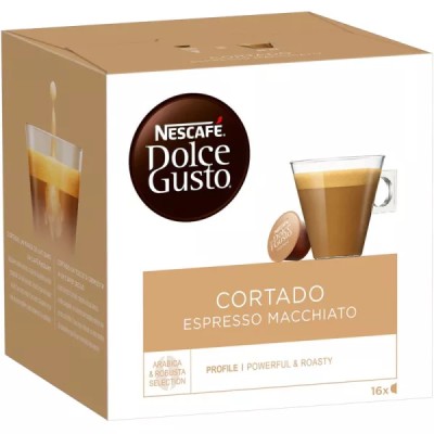 Dolce Gusto Cortado Espresso Macchiato x16 Cápsulas 101g - NESCAFÉ