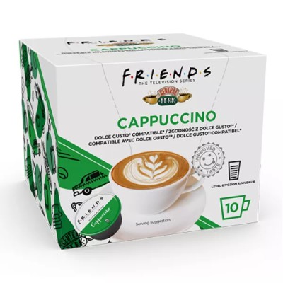 Cápsulas Cappuccino X10 compatibles con Dolce Gusto - Friends