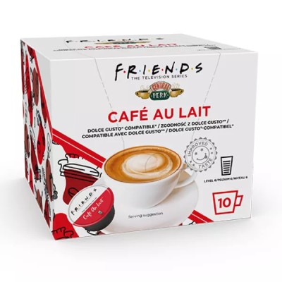 Café Au Lait X10 Capsules Compatible with Dolce Gusto - Friends