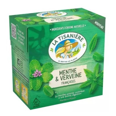 Mint Verbena Infusion x20 - LA TISANIÈRE