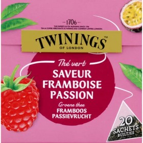 Green Tea Raspberry Passion Fruit x20 32g - TWININGS