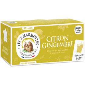Lemon Ginger Infusion x30 - LES 2 MARMOTTES