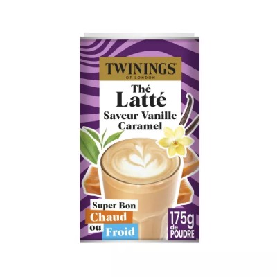 Latte de Té Negro con Vainilla y Caramelo 175 g - Twinings