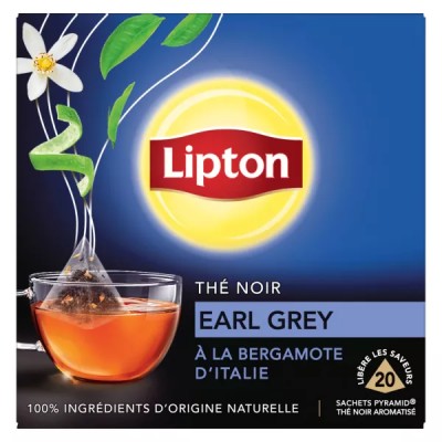 Lipton Earl Grey Black Tea with Italian Bergamot 20s