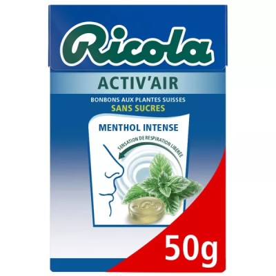 Caramelos de Mentol Intenso 50 g - RICOLA