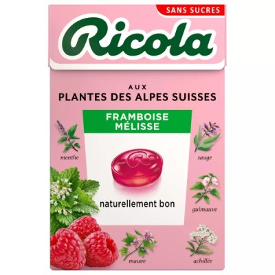 Caramelos de Frambuesa y Melisa 50 g - RICOLA