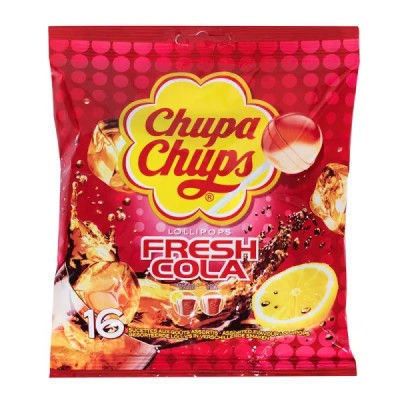 Fresh Cola 192g - 16 Lollipops - CHUPA CHUPS