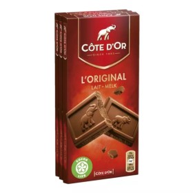 Tablette de chocolat au lait 3x100g - COTE D'OR