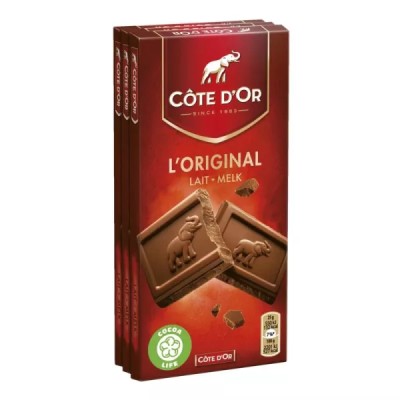 Milk chocolate bar 3x100g - COTE D'OR
