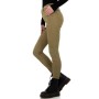 Women's Skinny Jeans with push up effect olive