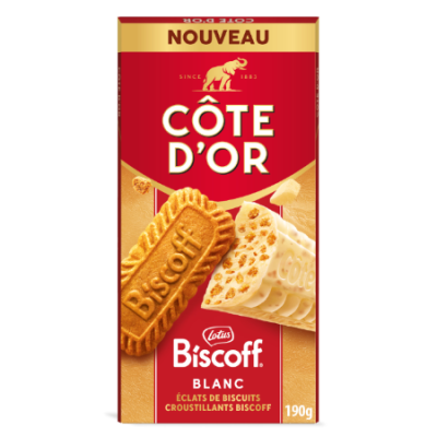 White Biscoff 190g - CÔTE D'OR