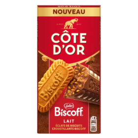 Biscoff Crispy Biscuit Chips Chocolate Bar 190g - CÔTE D'OR
