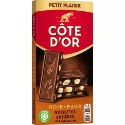 100g Black Hazelnuts Cote D Or