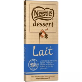 Tablette de chocolat au lait Dessert 170g - NESTLE