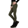 Women's Skinny Jeans with push-up effect green