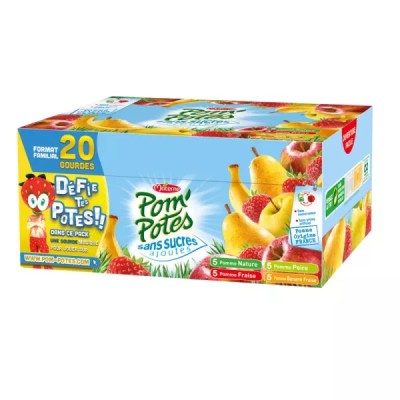 Multi-variety compotes 20x90G - POM' POTES