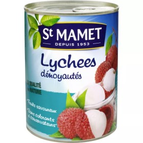 Lychees dénoyautés 250g - ST MAMET