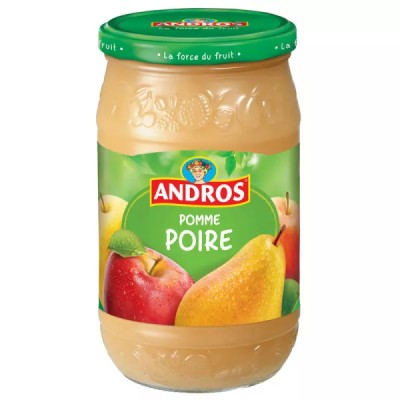 Compota de manzana y pera 750g - ANDROS