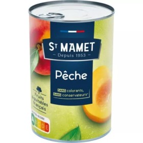 Fruits au sirop pêches 275g - ST MAMET