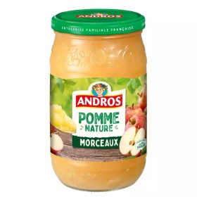 Compota de manzana en trozos 740g - ANDROS