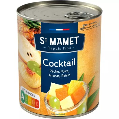 Fruits au sirop Cocktail 850g - ST MAMET