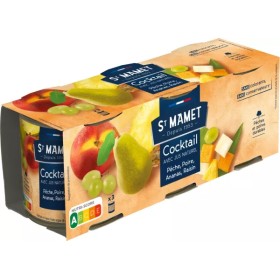 Frutas en almíbar cóctel 3x125g - ST MAMET