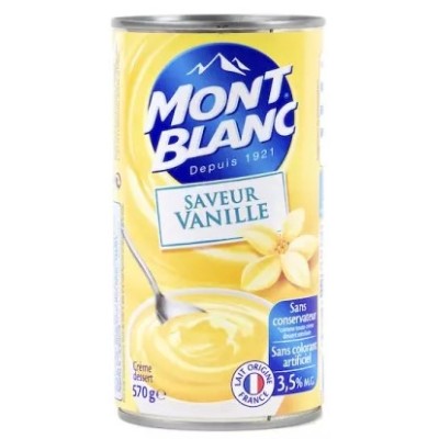 Vanilla Dessert Cream, 570g - MONT BLANC