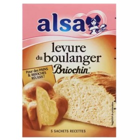 Levadura de panadería Briochin. 5x5,5g - ALSA